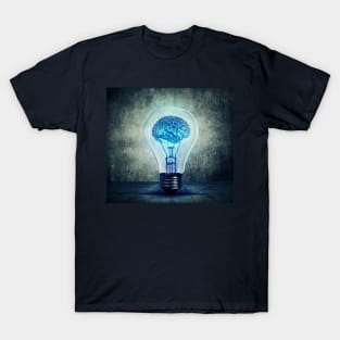 lightbulb brain T-Shirt